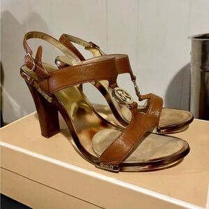 Michael Kors Fulton leather sandal 10 m